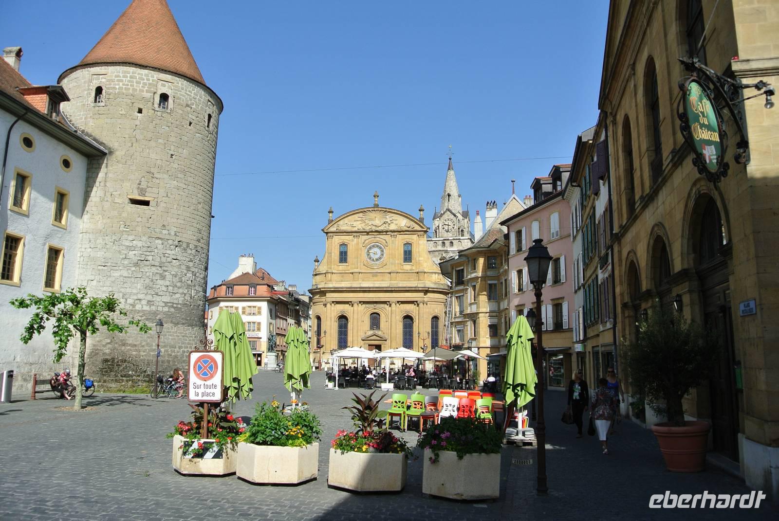 Marktplatz von Yverdon les Bains
