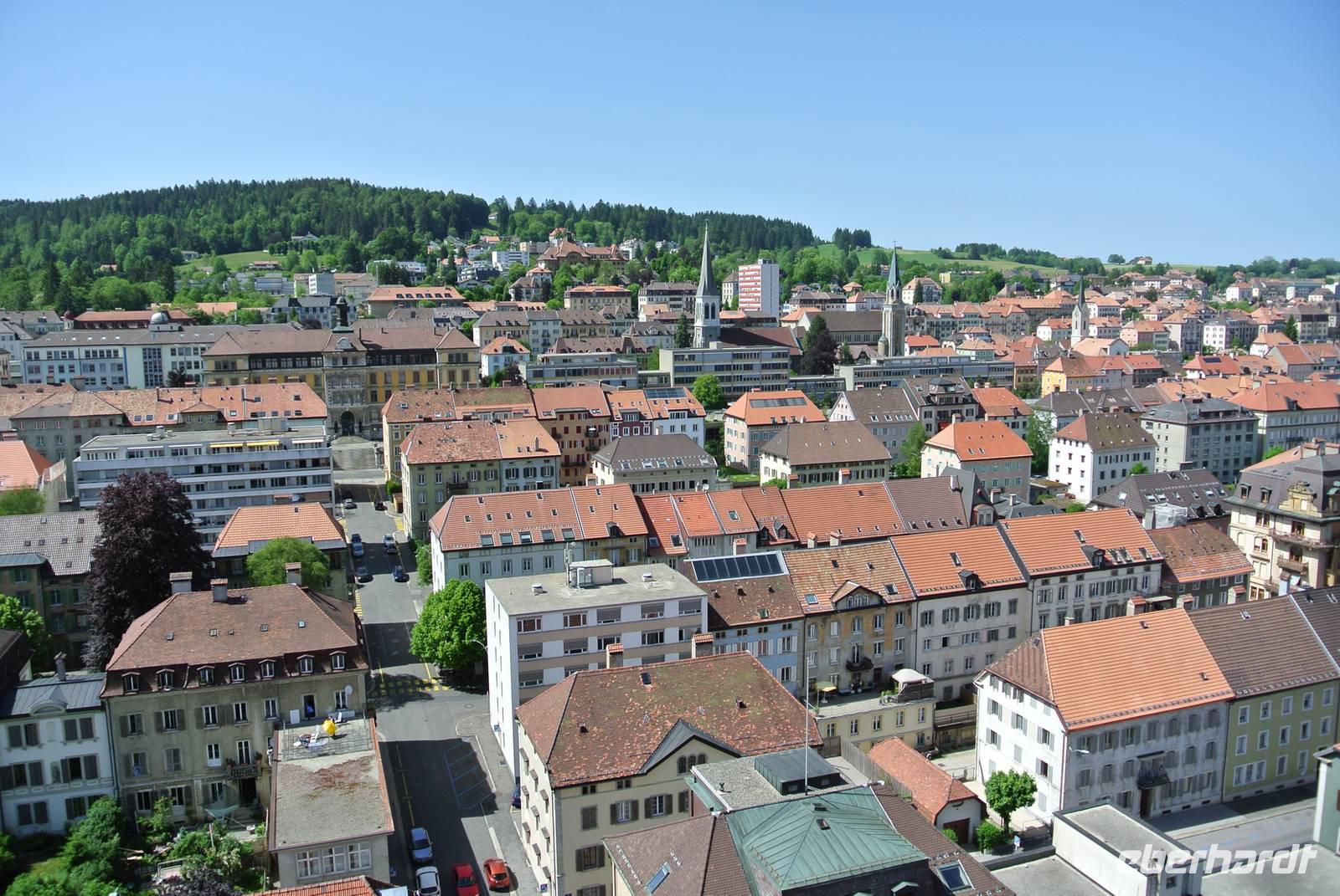 La Chaux de Fonds vom Aussichtsturm