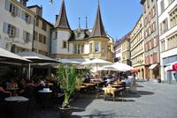 Fußgängerzone in Neuchatel