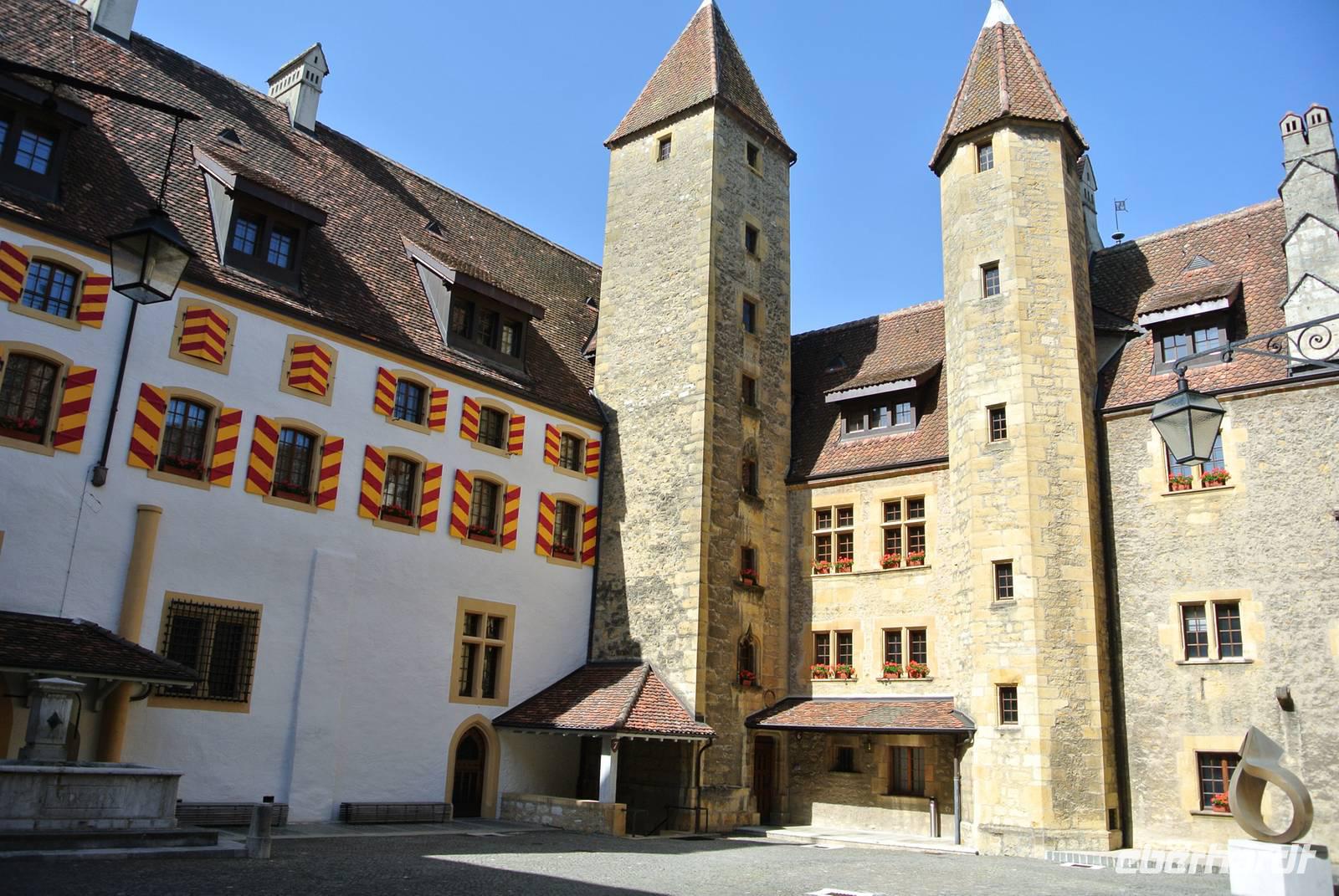 Schlosshof in Neuchatel