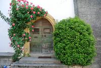 Ein typischer Hauseingang in Estavayer le Lac 