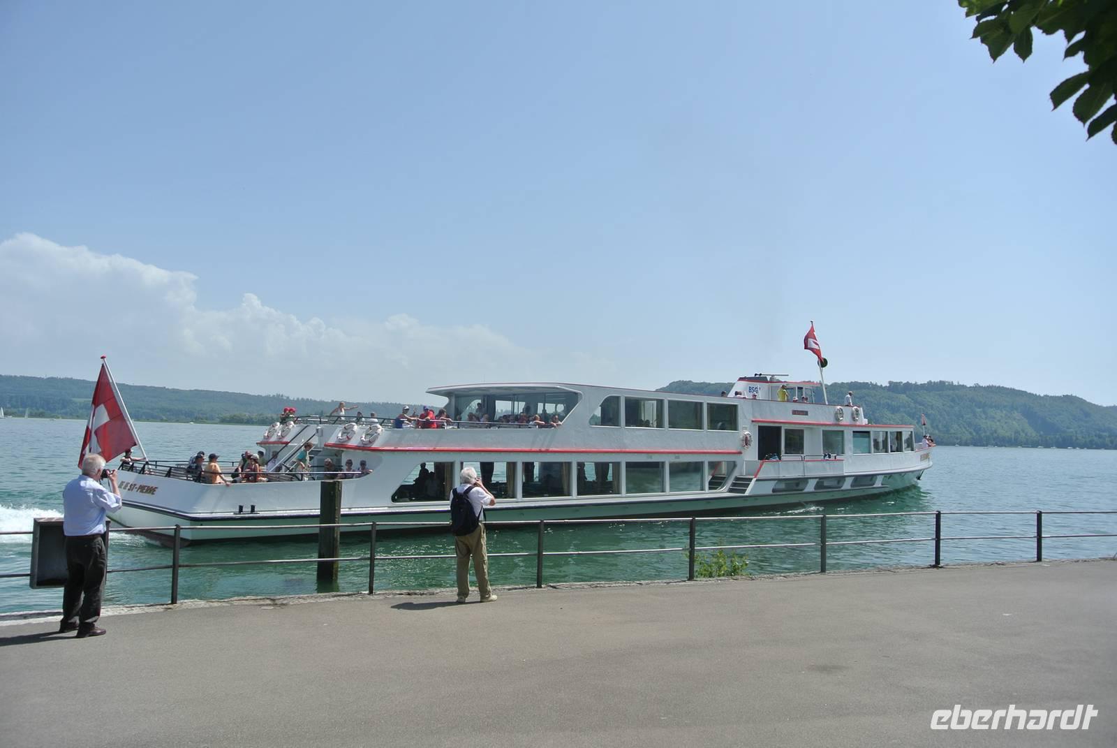 Schifffahrt auf dem Bieler See 