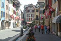 Fußgängerzone in La Neuveville