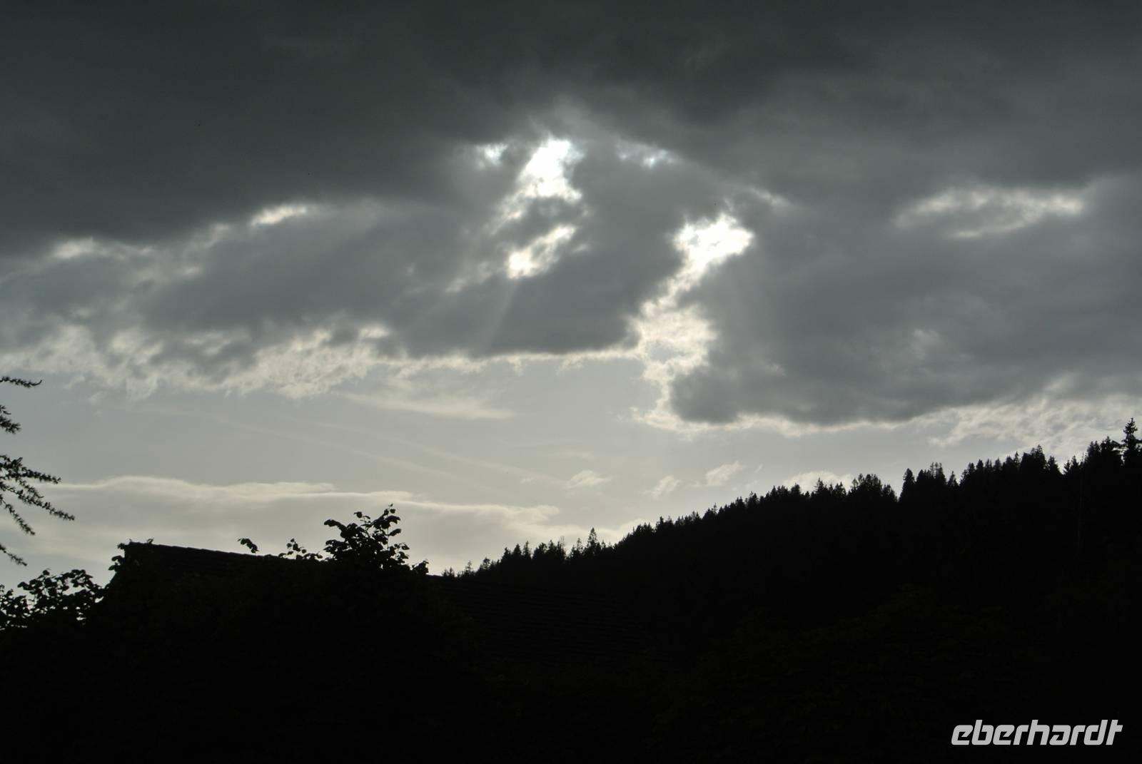 Dann kam das Gewitter
