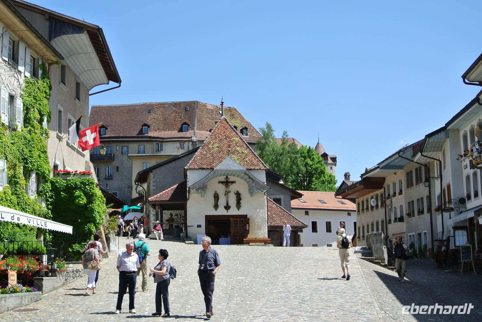 Die Hauptstraße Gruyeres