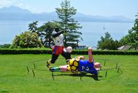 Im Park des Oplympischen Museums