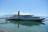An der Seepromenade in Lausanne 