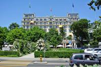 An der Seepromenade in Lausanne 