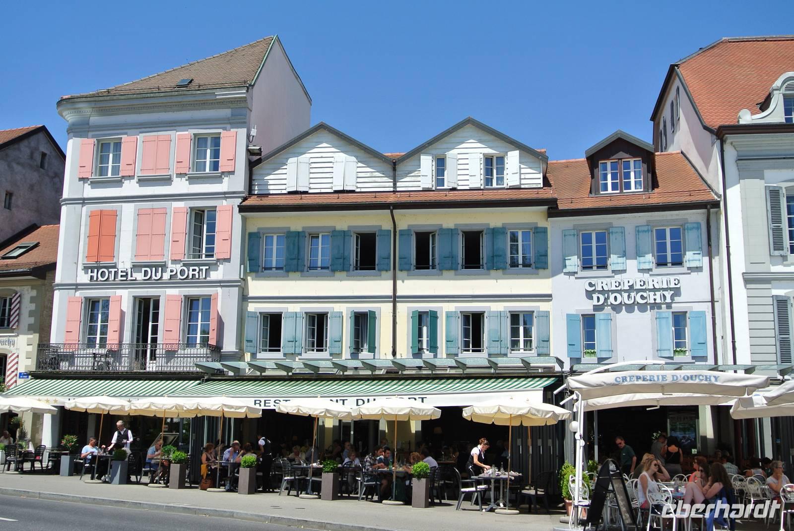 An der Seepromenade in Lausanne 