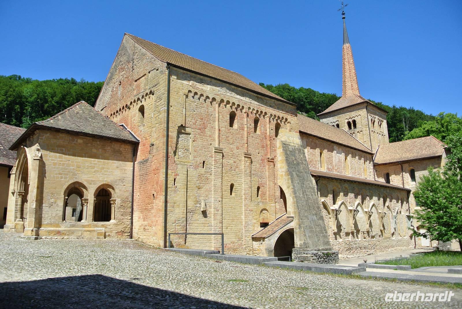 Die Kirche der Abtei Romainmotier