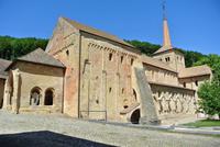 Die Kirche der Abtei Romainmotier