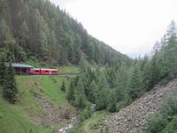 Fahrt mit dem Bernina-Express