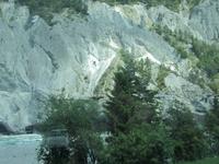 Fahrt mit dem Glacier-Express von Filisur nach Zermatt, Rheinschlucht