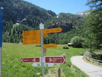 Zermatt, Wanderung nach Zmutt und Furi