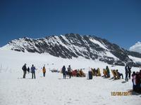 Schneetreiben auf dem Jungfraujoch