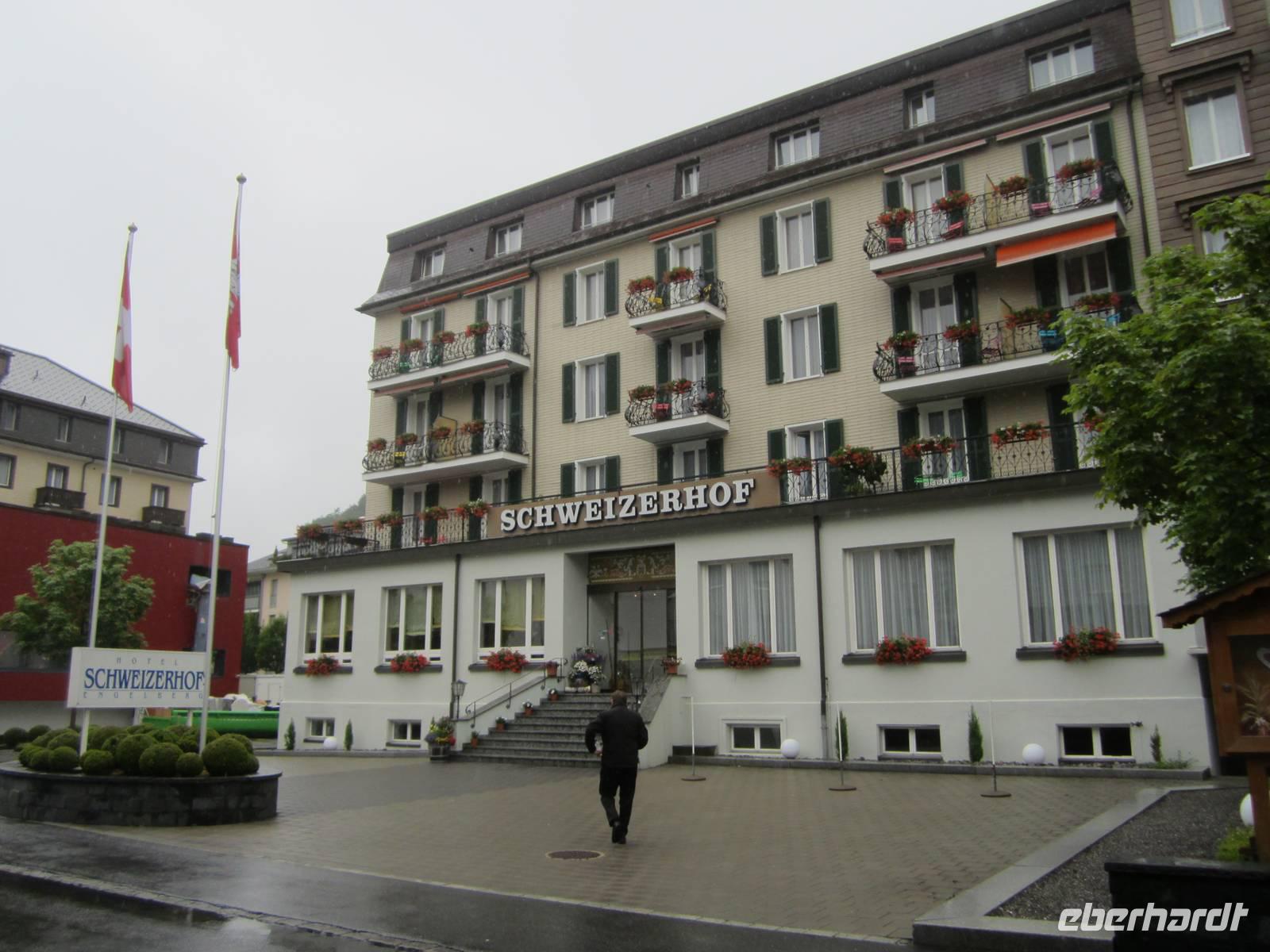 Spaziergang durch Engelberg- unser Hotel