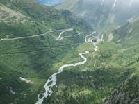 Blick auf die junge Rhone