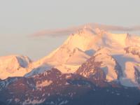 Blick vom Hote aif die Mischabelgruppe