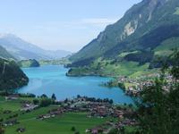 Blick zum Lungernsee
