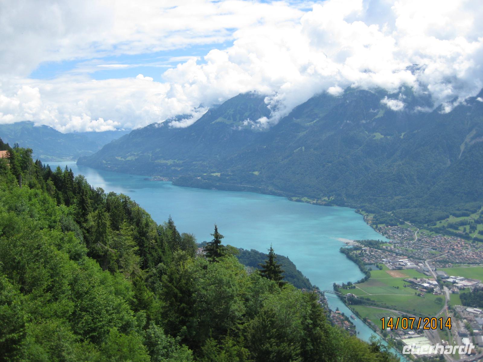 Ein herrlicher Ausblick vom Harder Kulm