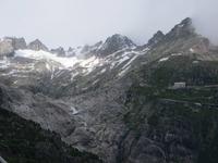 154 Blick zum Rhonegletscher von Gletsch