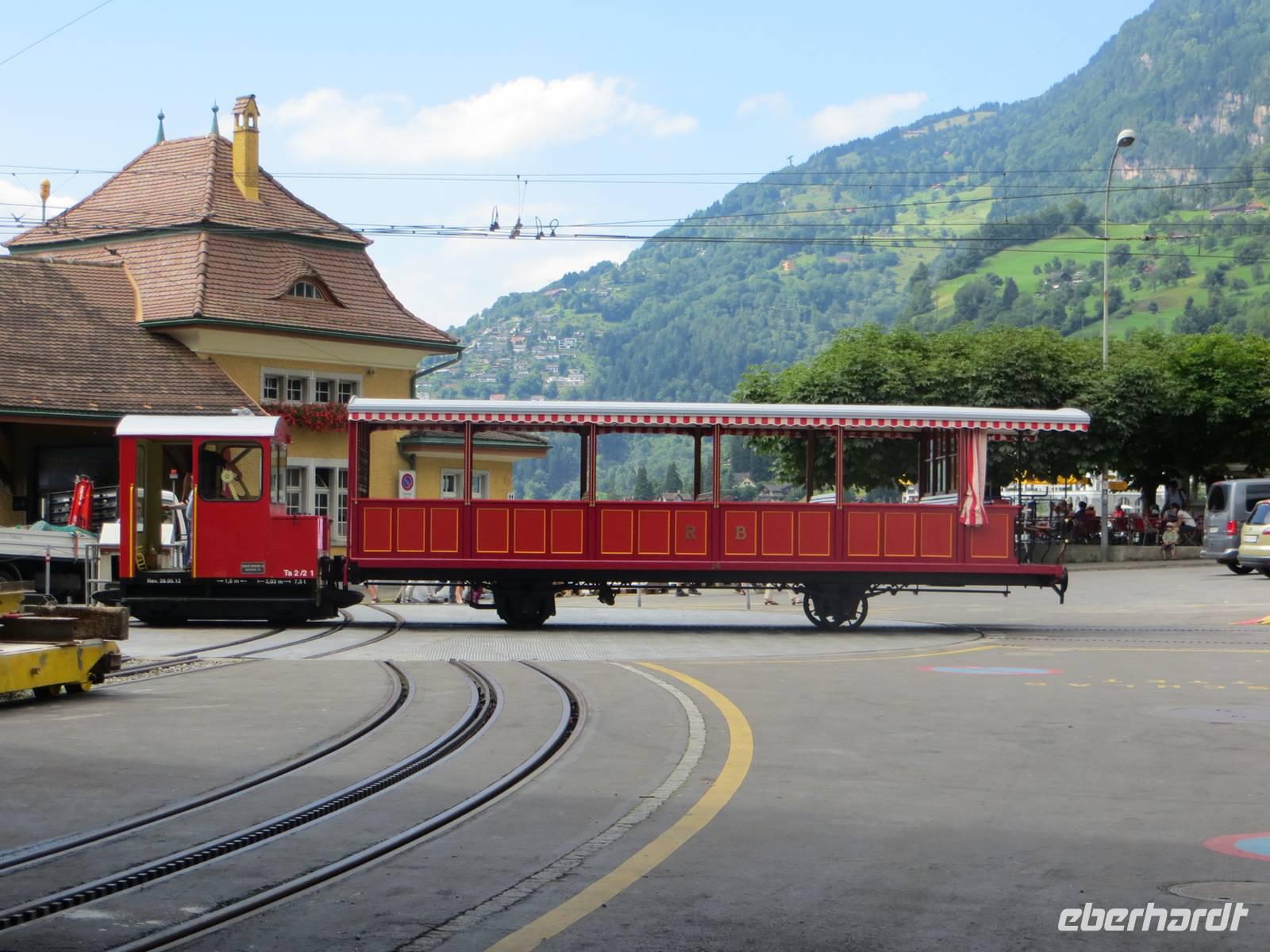 412 Rigi-Bahnhof in Vitznau - Depot-Führung