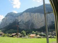 Fahrt vom Jungfraujoch nach Lauterbrunnen, Staubbachwasserfall