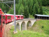 Fahrt mit dem Bernina- Express