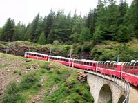 Fahrt mit dem Bernina- Express