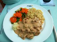 Mittagessen im Glacier- Express