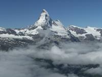 Blick vom Rothorn zum Matterhorn