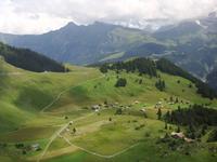 Blick aus der Seilbahn