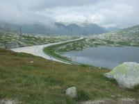 Auf dem Gotthard-Pass