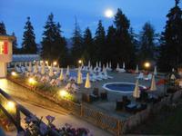 Abendstimmung am Hotel