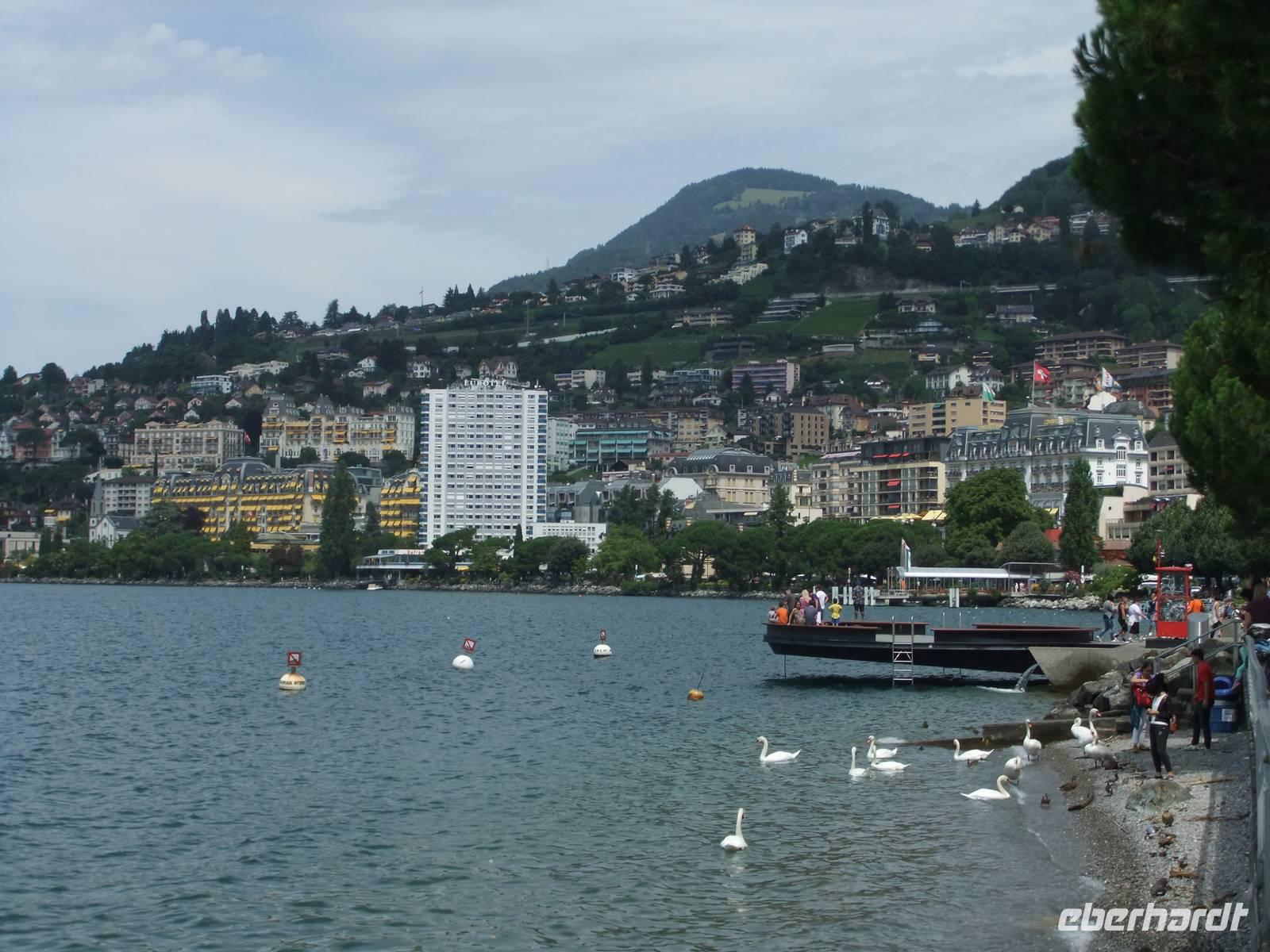 Blick auf Montreux