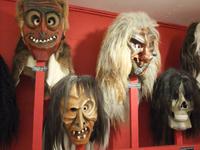 Masken im Lötschentalmuseum