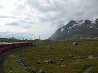 Fahrtimpressionen mit dem Bernina-Express