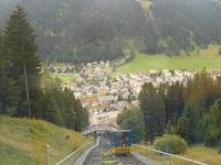 Blick auf Davos