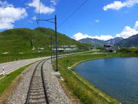 Fahrt mit dem Glacier-Express (Oberalppass)