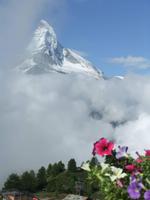 Blick vom Rothorn zum Matterhorn