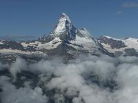Blick vom Rothorn zum Matterhorn