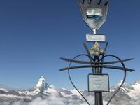 Blick vom Rothorn zum Matterhorn