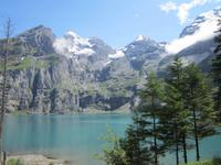 Der Rückweg zur Oeschinenbahn