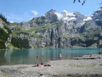 Der Rückweg zur Oeschinenbahn