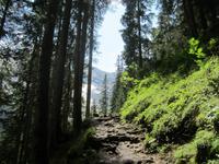 Der Rückweg zur Oeschinenbahn