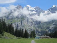 Der Rückweg zur Oeschinenbahn