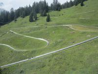 Die Sommerrodelbahn an der Oeschinenbahn