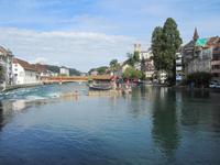 Luzern, Blick auf den Fluss Reuss