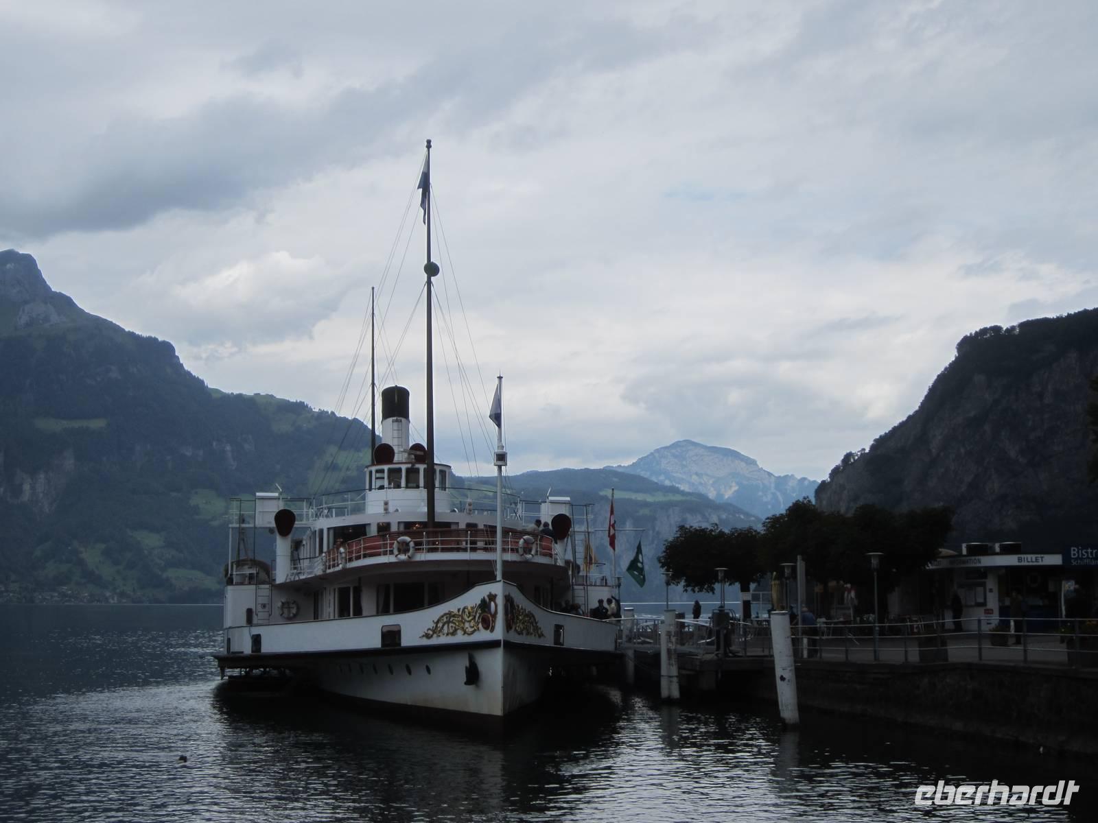 Wilhelm Tell Express -Fahrt mit dem Dampfschiff 