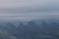 Ausblick vom Säntis auf die Churfirsten